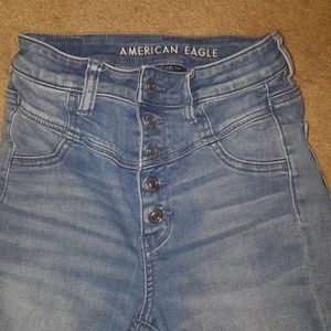 American Eagle highest rise jeggings 5 button